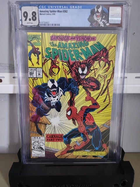 The Amazing Spider-Man #362 Mark Bagley 2nd app. Carnage (Cletus Kasady) CGC 9.8