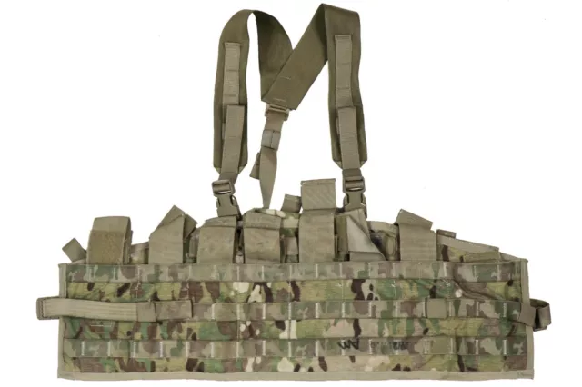 US Army OCP Multicam Molle II Tactical Assault Panel TAP Chest Rig Harness Vest 2