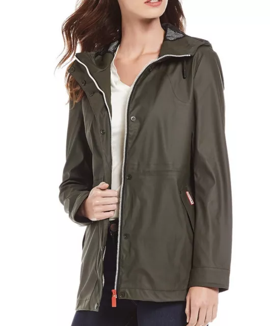 NWT WOMEN S HUNTER Original Lightweight Rubberised Rain Jacket
