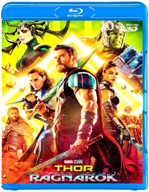 3D Thor: Ragnarok 2017 Blu-Ray Movie "Disc only" Region Free