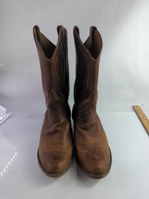 ARIAT HERITAGE WESTERN Boots Womens size 10.5 EE Cowboy Distressed ...