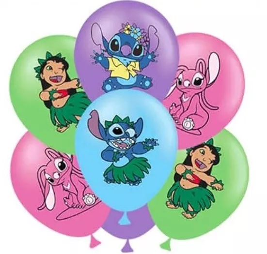 Lilo and Stitch 12 Personalized Cupcake Toppers and Centerpiece
