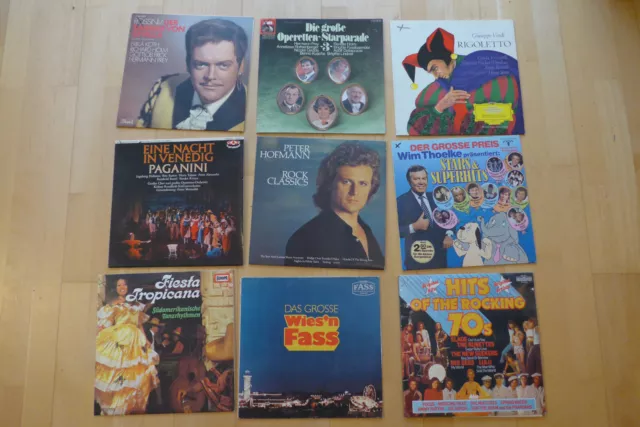 Konvolut Langspielplatten Vinyl 48 Stück Disco Musical Schlager etc