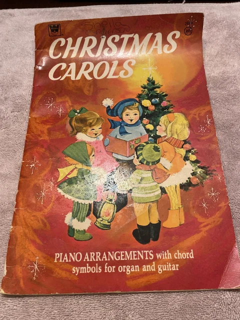 VINTAGE CHRISTMAS CAROLS Piano Arrangements Chord Symbols For Organ And