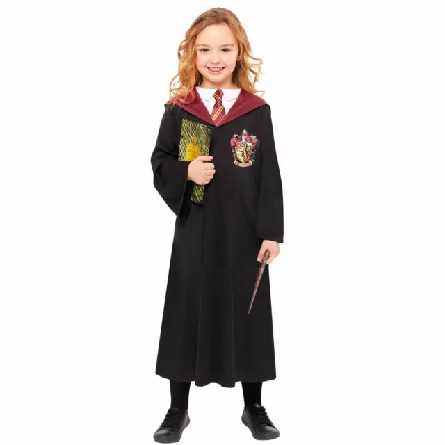 Hermione Bata Kit - Niños Mago Disfraz - 6-8 Años - Libro Semana