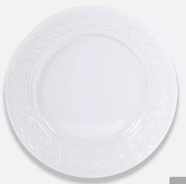 3 of Bernardaud Limoges LOUVRE Dinner Plates 10.5” White Porcelain