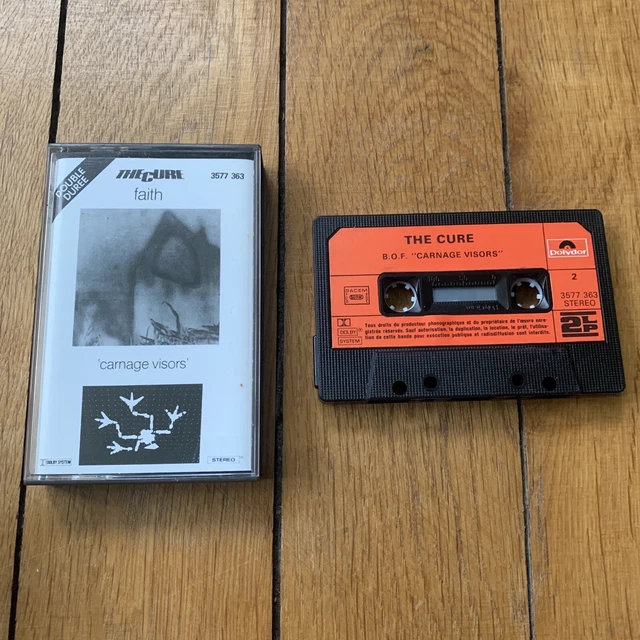 THE CURE * FAITH / CARNAGE VISORS *France ORIGINAL CASSETTE double
