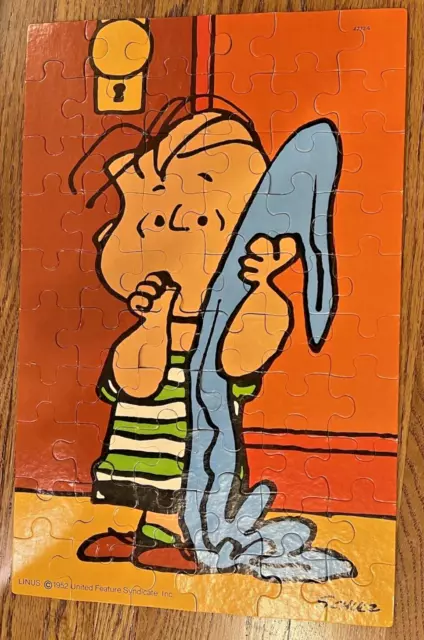 LOT OF 5 Vintage Milton Bradley Peanuts Puzzles - 20 to 100 piece