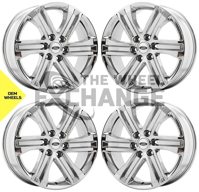20& FORD F150 PVD Chrome Wheels Rims Factory Original OEM Set 10344