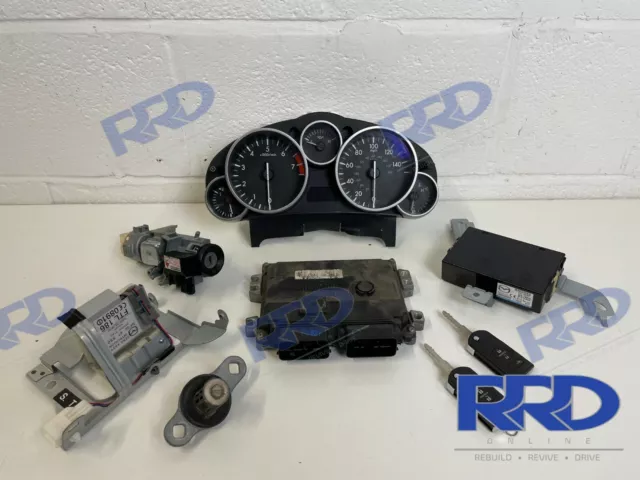 Mazda MX5 MK3.5/NC2 1,8 ECU Set/Uhren/2 Schlüssel/Schlösser/Einbruch/Zündlauf