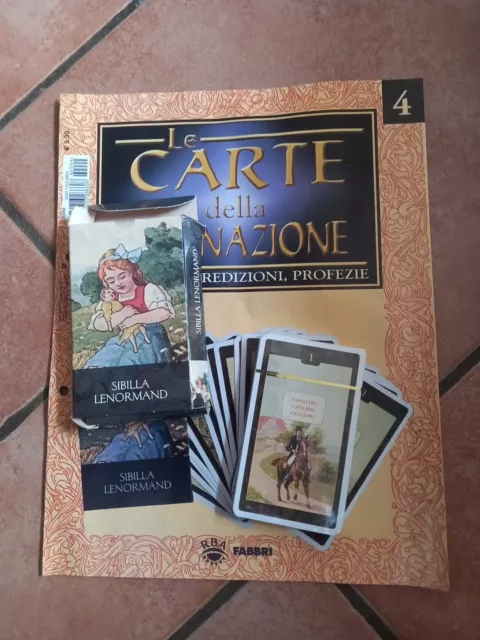 Le Carte Della Divinazione Fabbri Scarabeo Nuove + Fascicolo Sibilla Le Normand