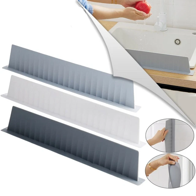 KITCHEN SILICONE WASH Sink Washing Baffle Prevent Water Splash Guard