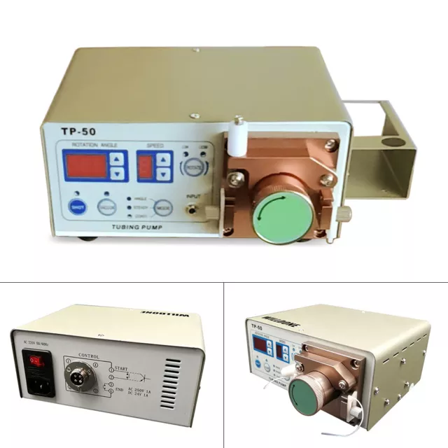 110V Peristaltic Point Glue Machine Glue Dispenser Discharge/Manual Mode 200rmp