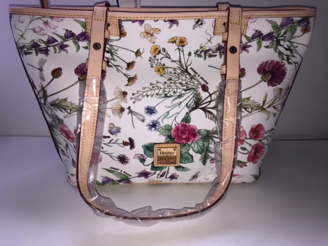 NWT Dooney & Bourke Botanical Collection Small Leisure Shopper