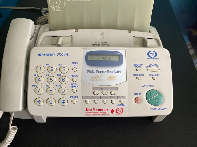 Sharp UX-355L Heavy Duty Plain Paper Facsimile Machine