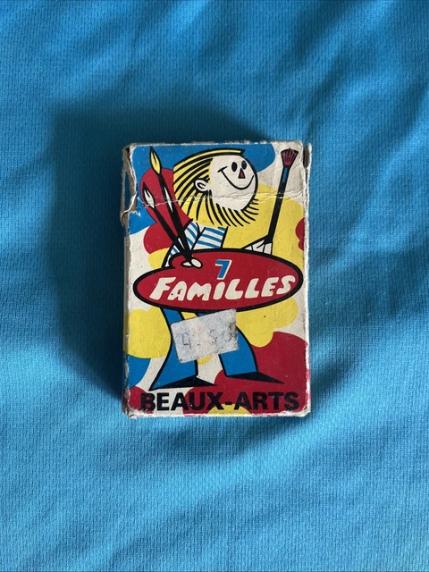Jeu Famille Collection Jeu Des 7 Familles Vintage Héron