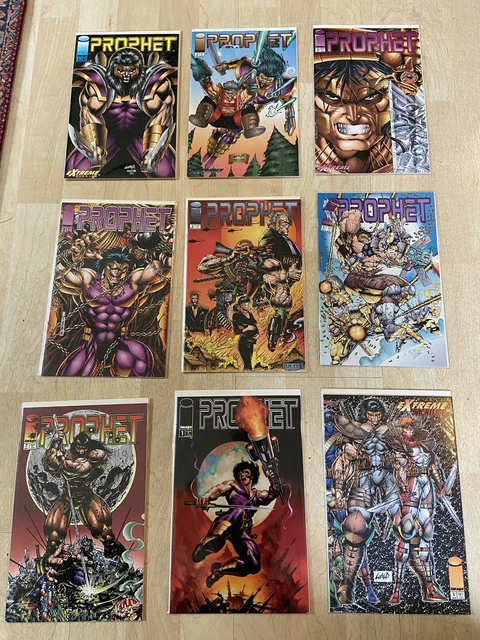 PROPHET Lot of 9 Image comics! PROPHET #1-7, Vol. 2 #1, EXTREME SACRIFICE #1!