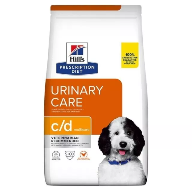 Hill's Prescription Diet Canine C/D Multicare Urinary Care Food Chicken 4kg 12kg