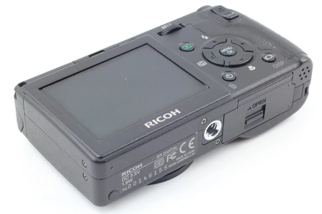 ALL Works [NEAR MINT w/ Charger] Ricoh GR Digital I 8.1MP Black Camera JAPAN 9