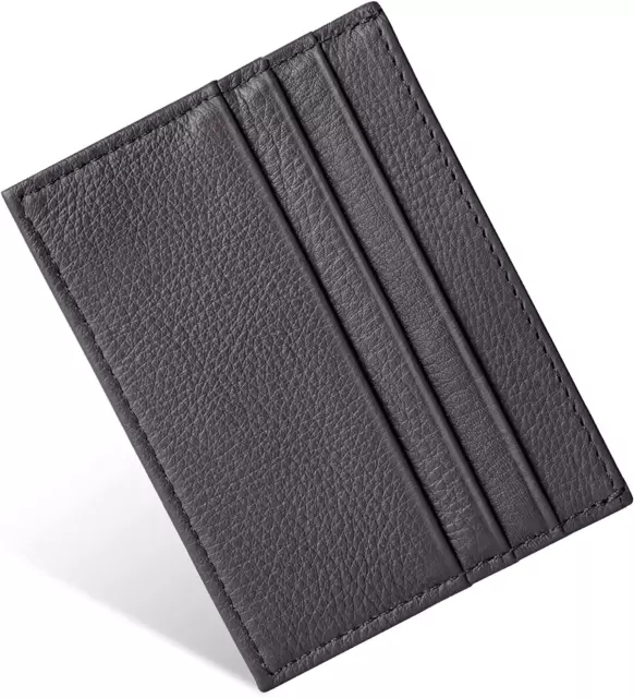 Portacarte In Pelle Slim Con 6 Slot E 1 Tasca Portafoglio Slim Carte Di Credito