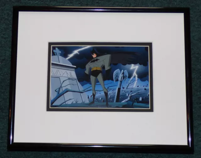 Batman The Animated Series Vengeance Begins  Framed Cel Promo Card Warner Bros