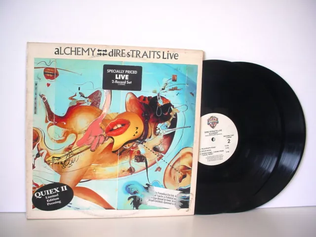 DIRE STRAITS Alchemy - Live PROMO QUIEX II Audiophile 1984 WB 25085 Promotional DIRE STRAITS Alchemy - Live PROMO QUIEX II Audiophile 1984 WB 25085 Promotional