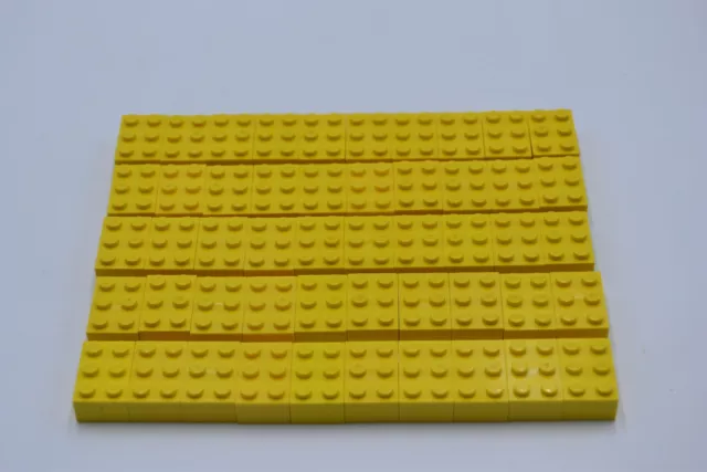 LEGO 50 x pietra base pietra di base mattone giallo giallo mattoncino base 2x3 3002