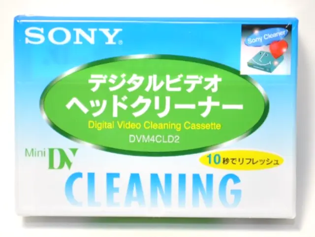 SONY DVM4CLD2 Mini DV Digital Video Head Cleaning Tape Cleaner From Japan