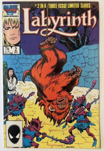Labyrinth #2 Marvel Comic Book Limited Series David Bowie Jim Henson