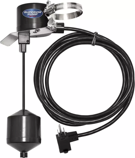 Interruptor flotador vertical 92010, negro