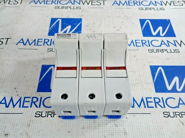 Ferraz Shawmut Ultrasafe Us3J3 /K214967 600V 30A 3 Pole Fuse Holder