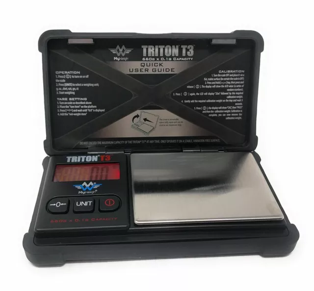 My Weigh Triton T3 660 Precision Pocket Scale 660g x 0.1g Ounce Tough Design