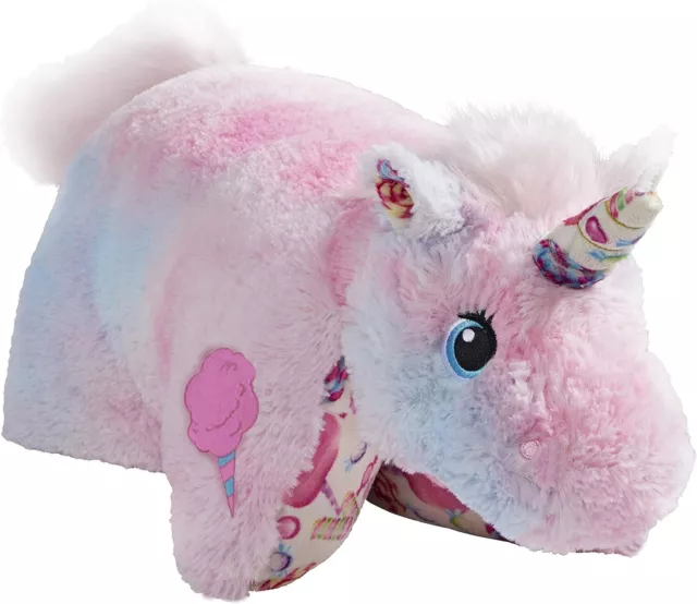Scented Pillow Pets Plush Cotton Candy Rainbow Unicorn Horse Pony Bed Cushion