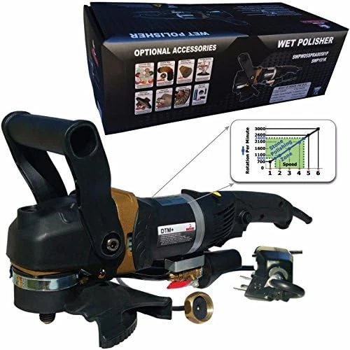 Stadea SWP101K Stone Wet Polisher - Variable Speed Polisher Grinder For Concrete