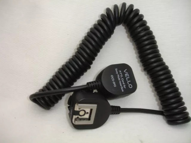 Vello OCS-SM6 Off-Camera TTL Flash Cord for Sony Cameras w/ Multi-Interface Sho