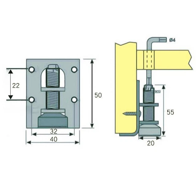 2 Pièces à Main Dentaires Contre-angle Basse Vitesse Type NSK - Compatibles Air, à Bouton-poussoir