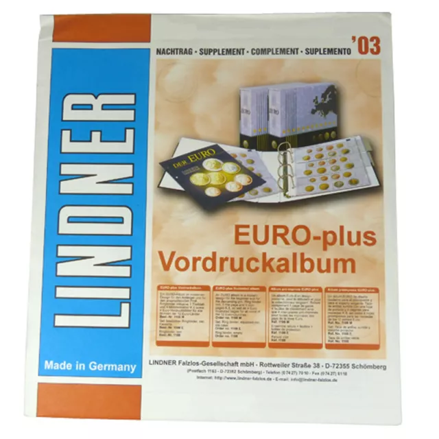 LINDNER Stamp Album Supplements - choice of countries and years 3