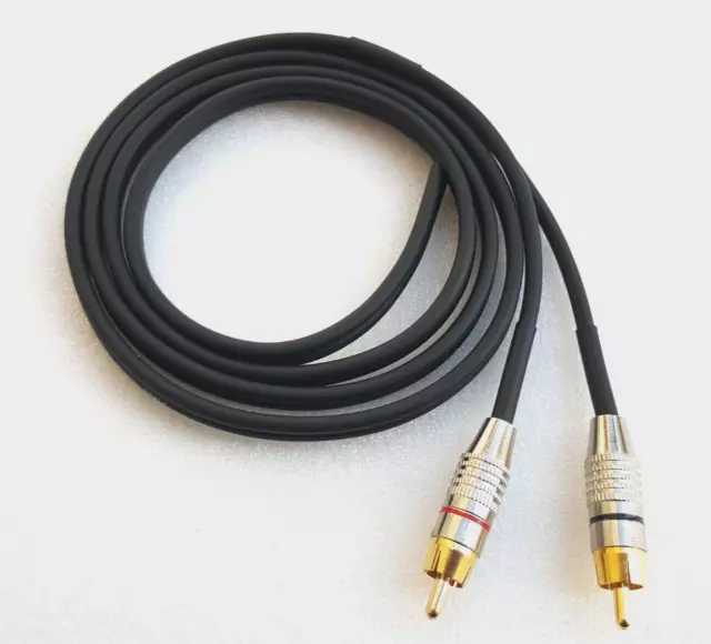 Câble RCA Tourne-Disque Universale 125 CM Audio Phono 1,25 MT 49 7/32 inch