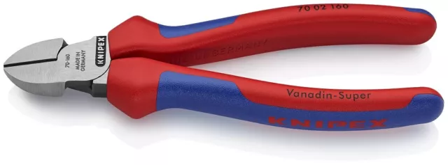 KNIPEX 70 02 160 Alicates Corte Diagonal 160MM Negro Atramentado