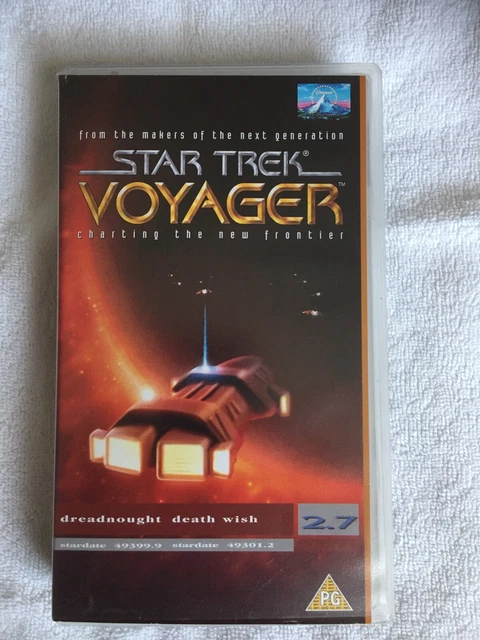 STAR TREK VOYAGER 2.7 - Dreadnought / Death Wish - VHS/PAL Video  