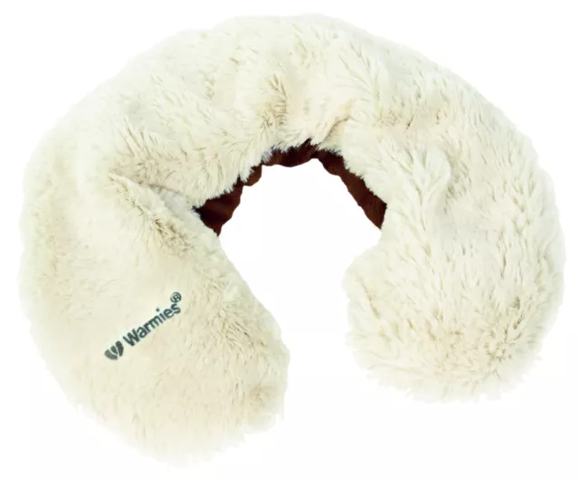 Warmies Neck Warmer beige Wärmestofftier Wärmekissen Hirsekissen mit Kräuter