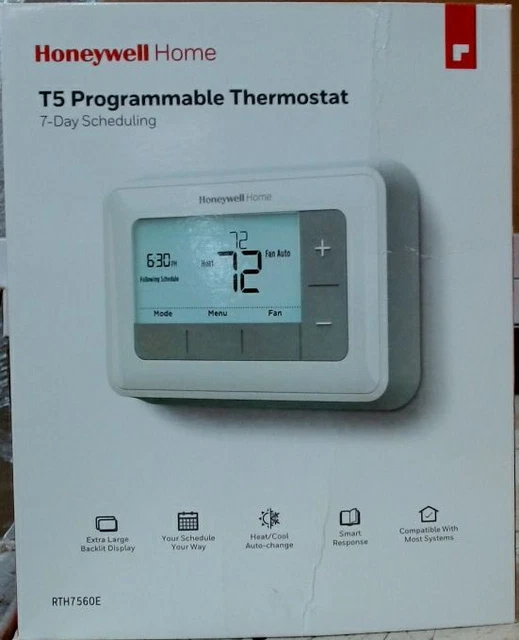 HONEYWELL HOME RTH7560E Selectableflexible 24Volt Programmable