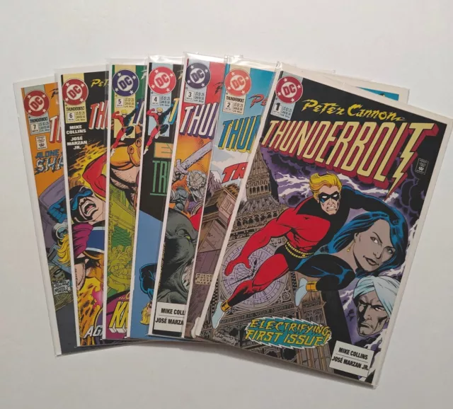 Peter Cannon THUNDERBOLT #1-7 Vol 1 (1 2 3 4 5 6 7) DC Comic SET 1992 VF/NM
