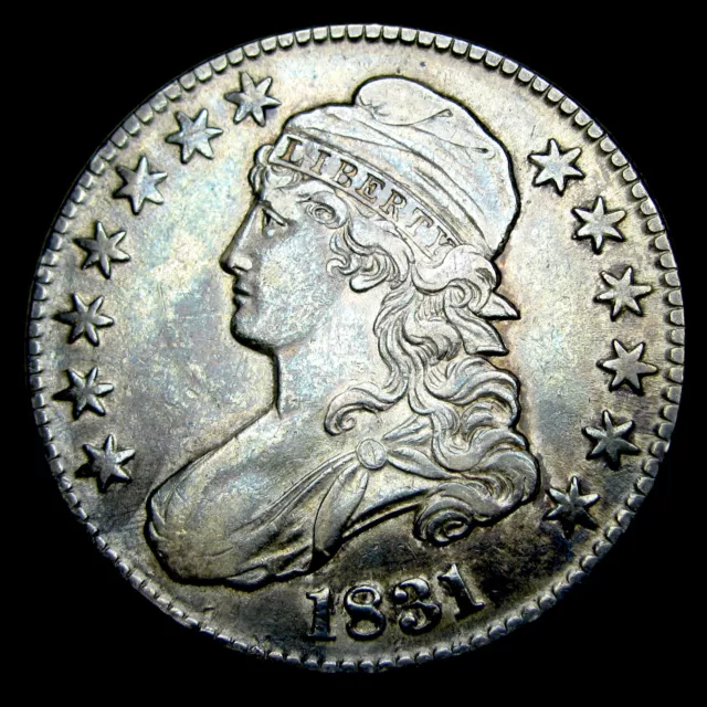 1831 Capped Bust Half Dollar Silver  ---- Nice Type Coin ---- #BB215