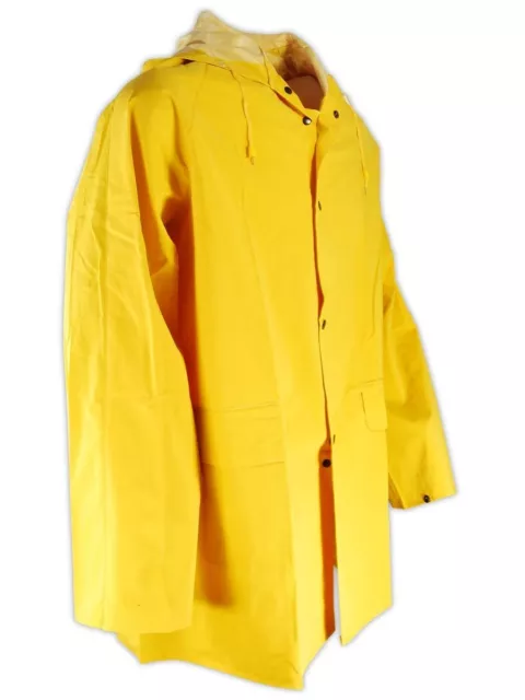 MAGID RAINMASTER PVC Jacket with Snap Closures, 1 Jacket, Size Medium ...