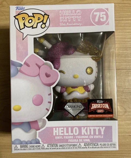 FUNKO POP! HELLO Kitty 50th Anniversary 75 Target Con 2024 Diamond