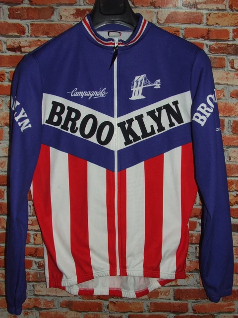 Bike Cycling Jersey Shirt Maillot Cyclism Team Brooklyn Wintry GIORDANA Size L