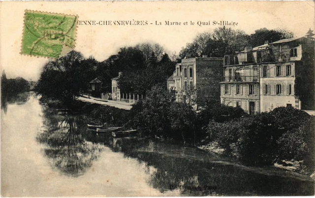 CPA La Varenne La Marne et le Quai St Hilaire (1347660)