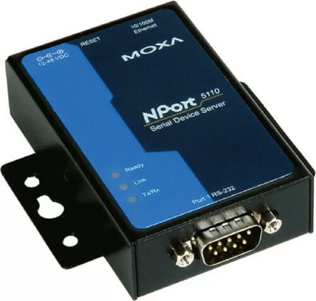 3x MOXA NPORT 5110 (RS-232 over IP) incl. alimentatore