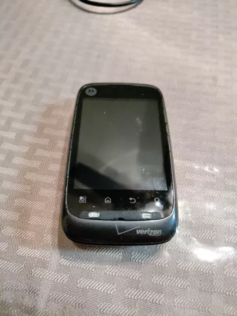 Motorola Citrus WX445- Black (Verizon) Smartphone- no battery so no way to test